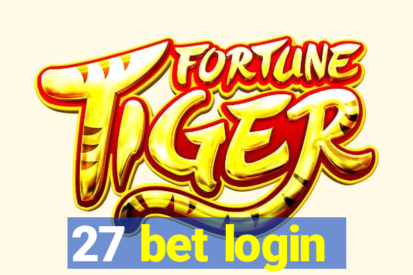 27 bet login